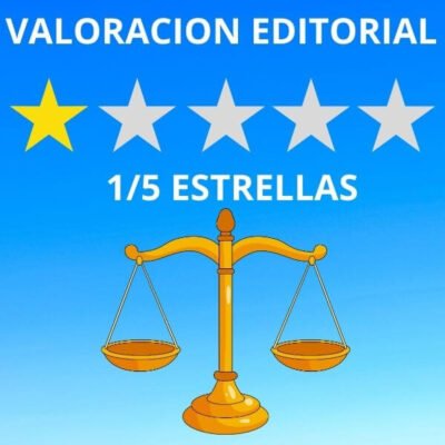 Gráfico de cinco estrellas donde solo una está resaltada, que representa la valoración editorial del Seguro Vida Mujer Banorte de 1 sobre 5.